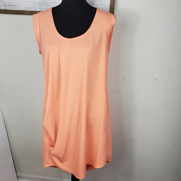 Dresses & Skirts - Rachel Rachel Roy Orange Pleated Pocketed Dress